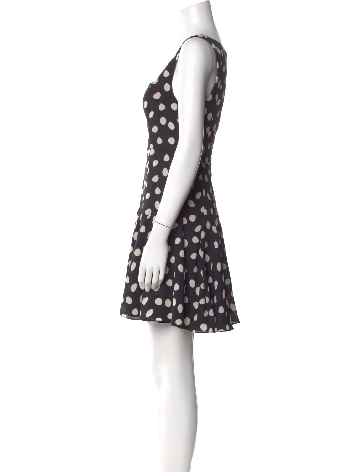 Fame & Partners Polka Dot Print Mini Dress