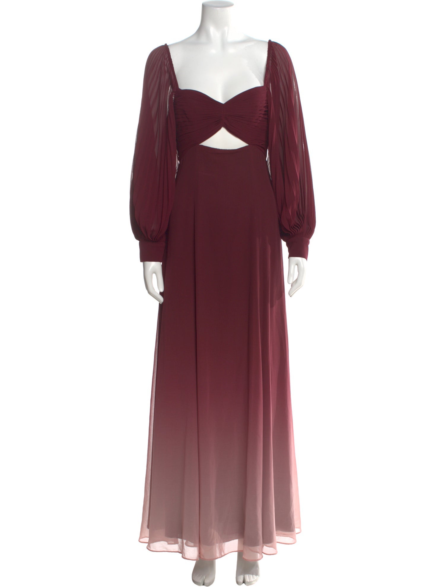 Fame & Partners V-Neck Long Dress