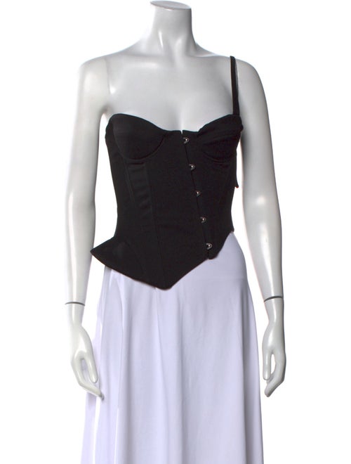 Fanci Club Strapless Crop Top