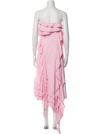 Fanci Club Strapless Three-Quarter Sleeve Tunic