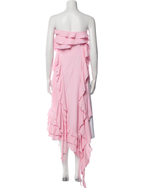 Fanci Club Strapless Three-Quarter Sleeve Tunic