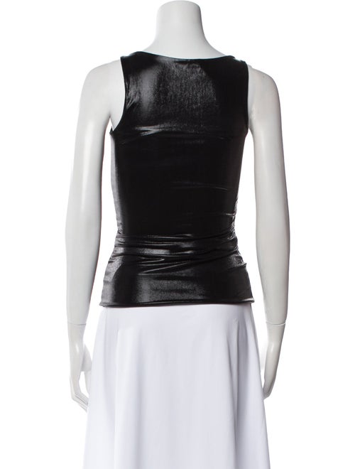 Fanci Club Scoop Neck Sleeveless Top