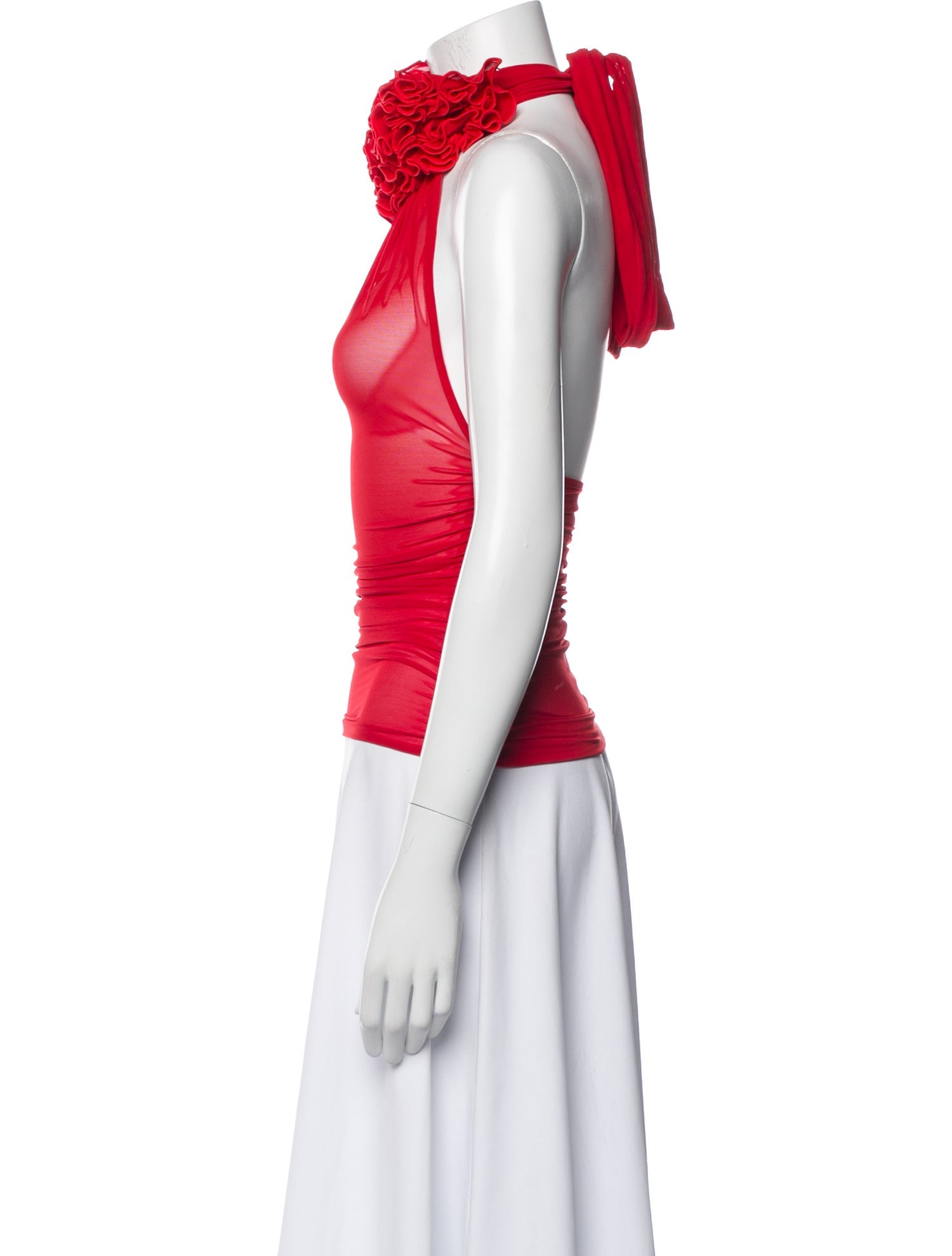 Fanci Club Mock Neck Sleeveless Crop Top