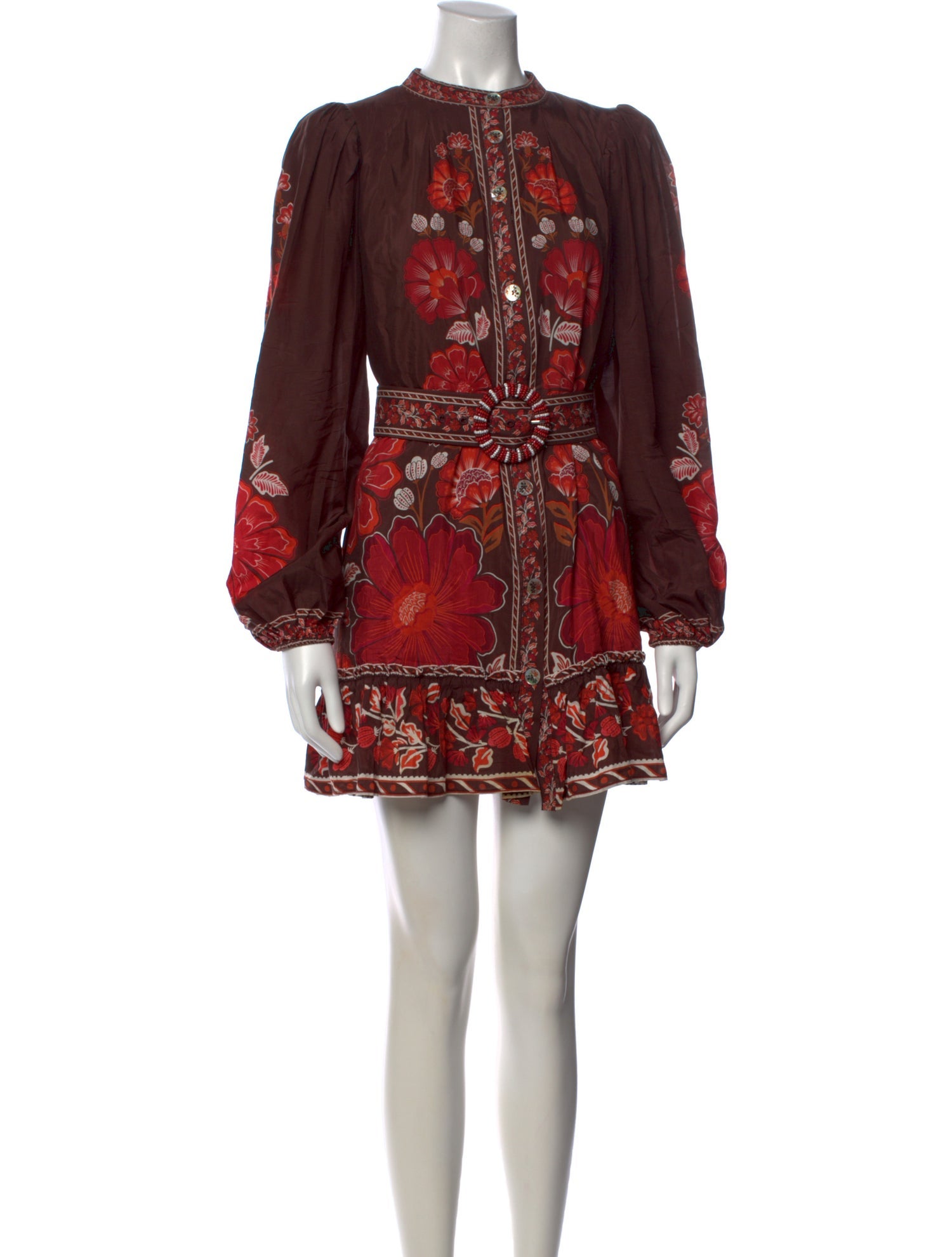 Farm Rio Floral Print Mini Dress w/ Tags