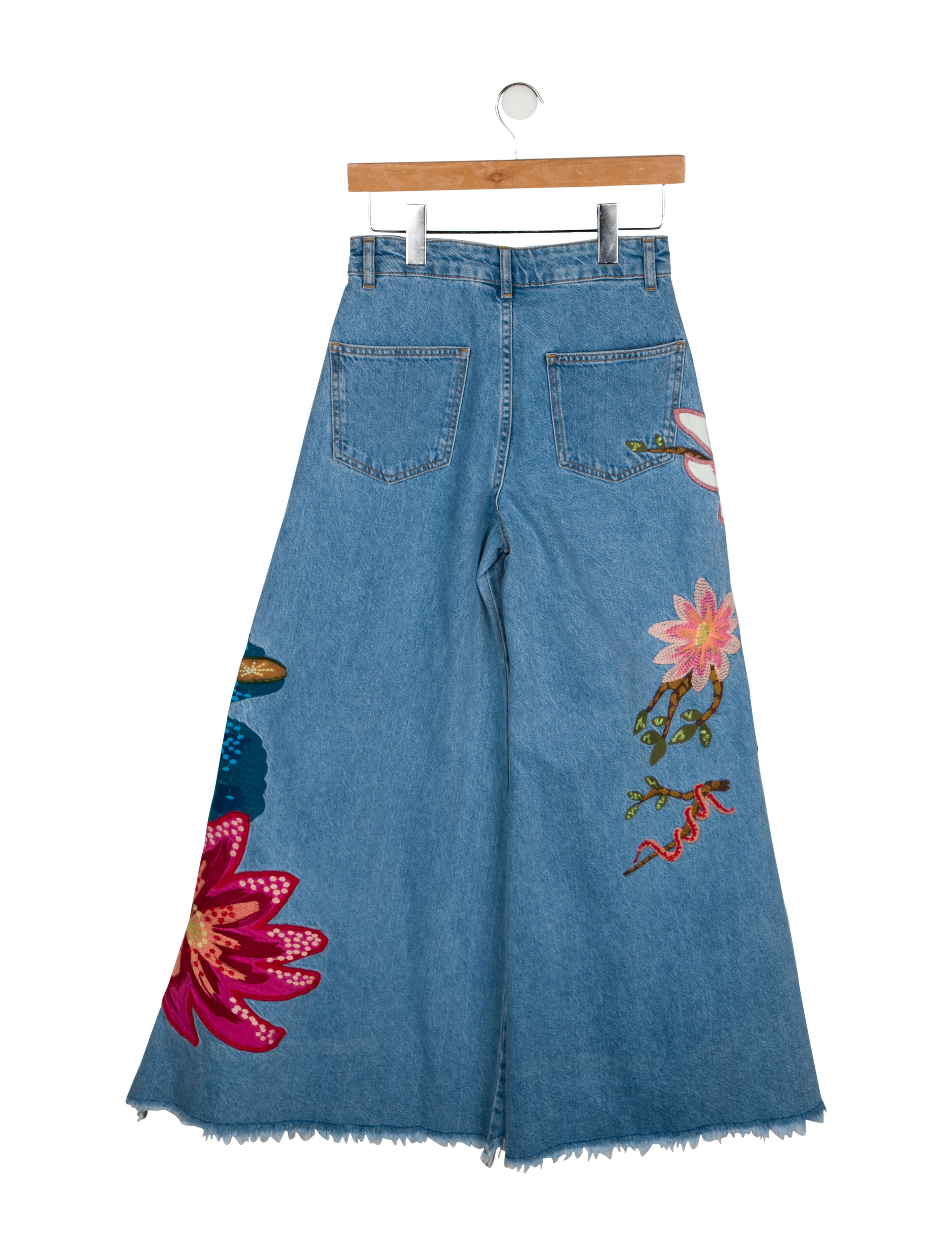 Farm Rio Mid-Rise Wide Leg Jeans w/ Tags - 10.25