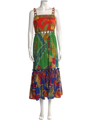 Farm Rio Dresses Printed Long Dress XS