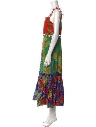Farm Rio Printed Long Dress