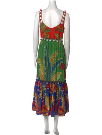 Farm Rio Printed Long Dress