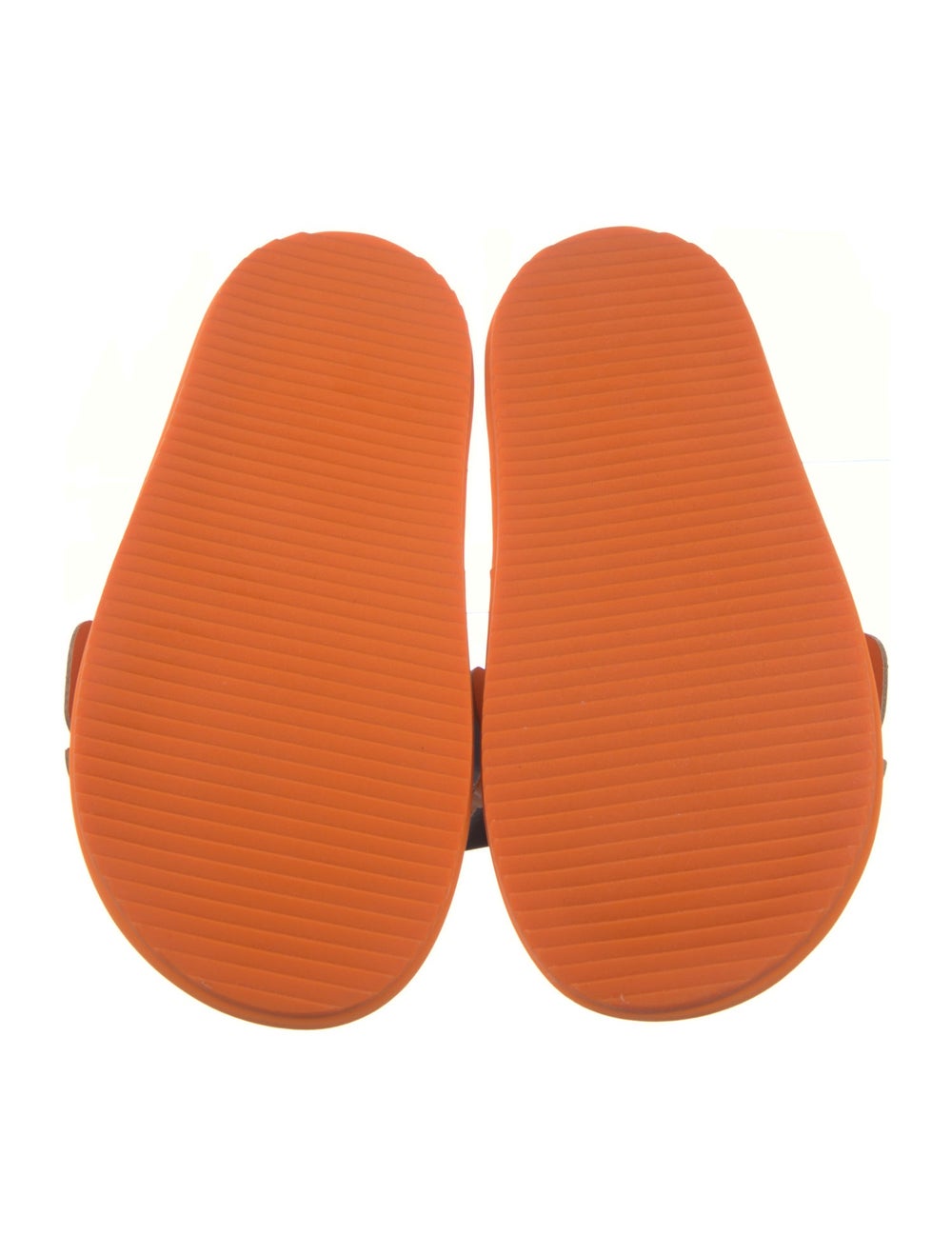 Farm Rio Rubber Slides Orange Velcro Closure at Uppers - Gem