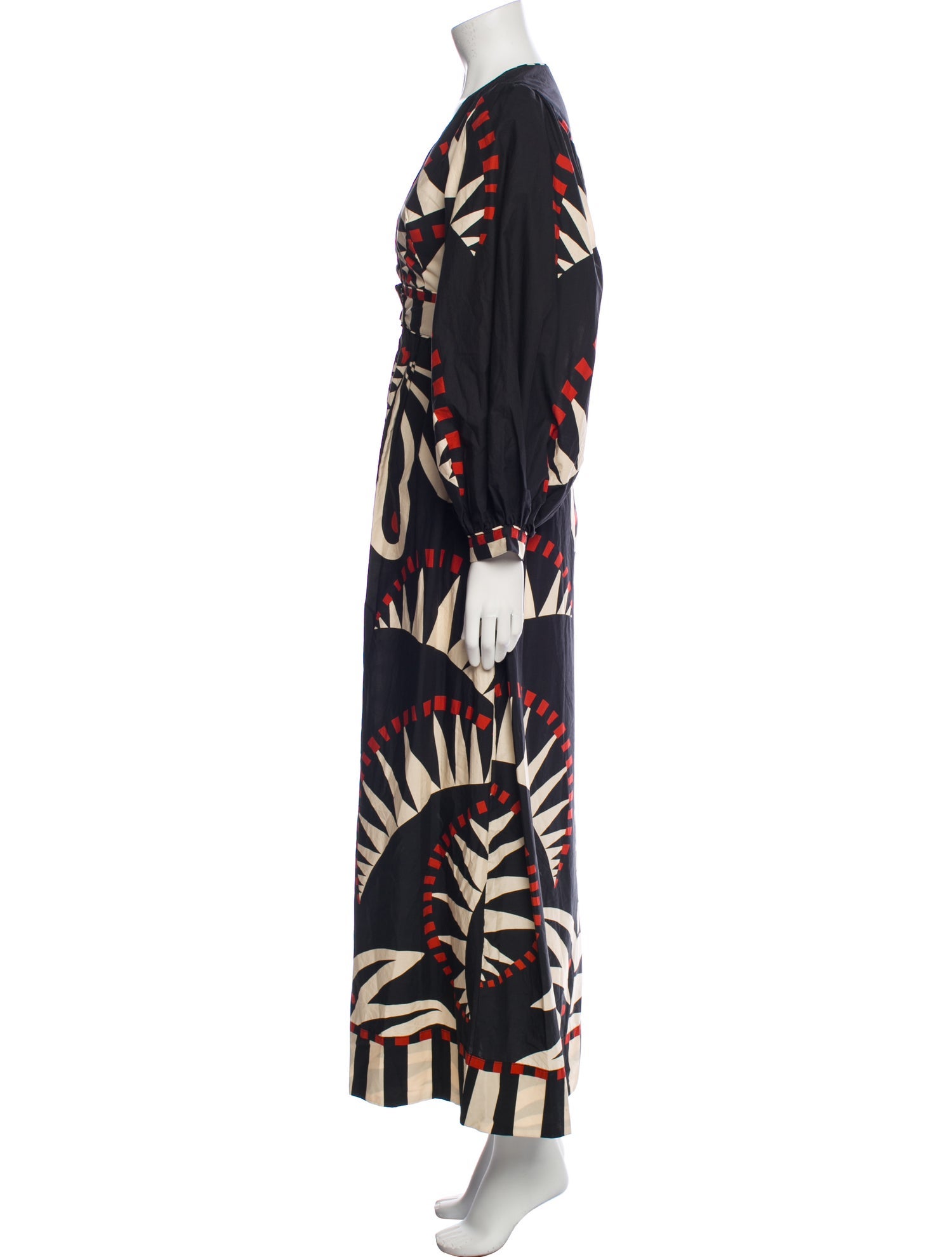 Farm Rio Printed Long Dress