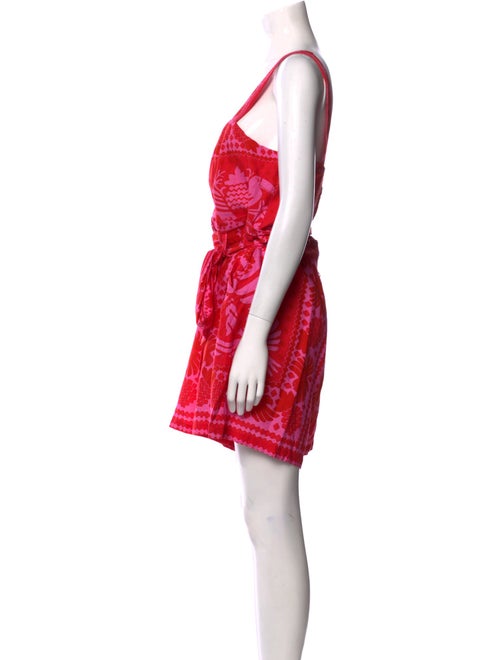 Farm Rio Printed Square Neckline Romper