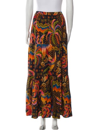 Farm Rio Printed Midi Length Skirt