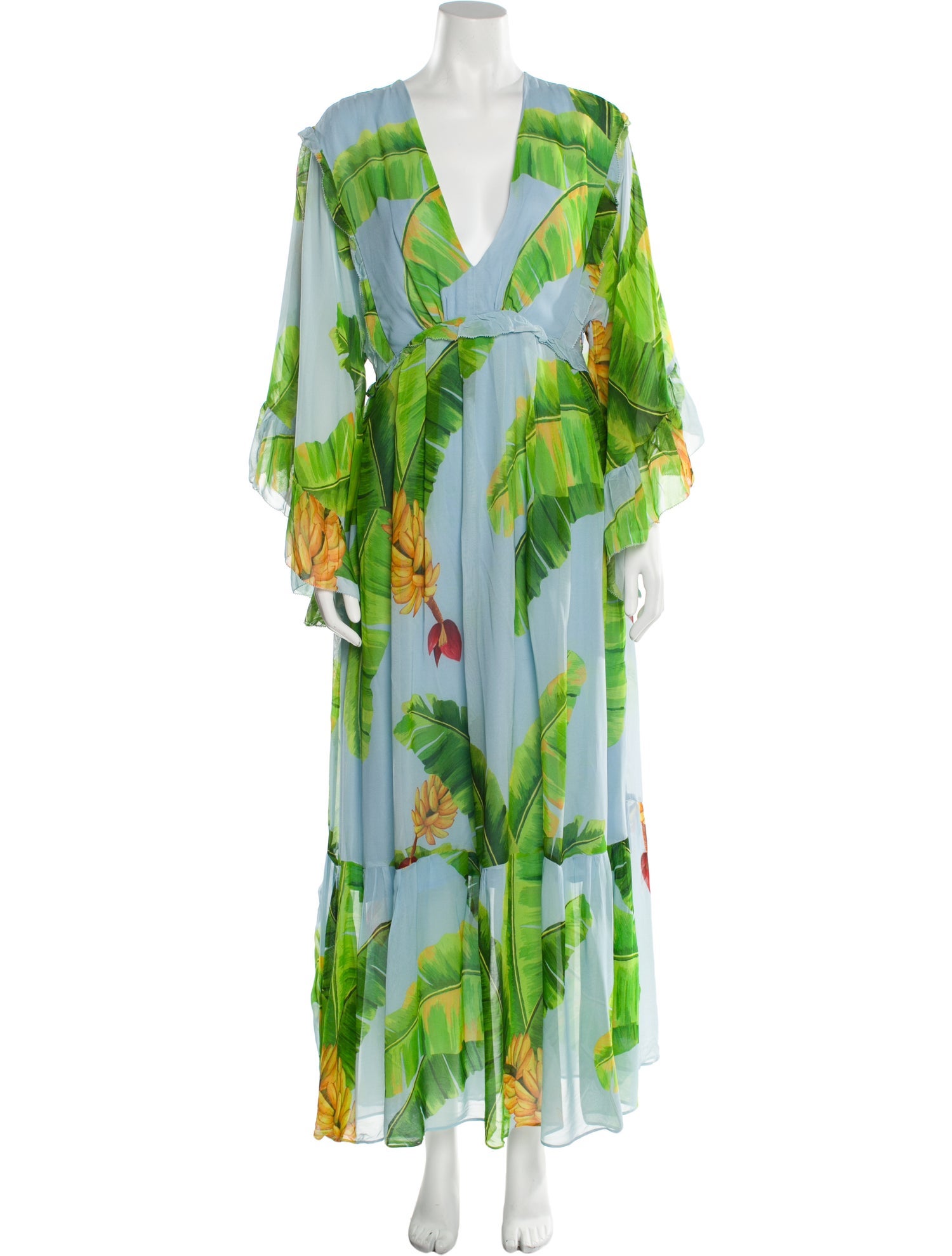 Farm Rio Printed Long Dress