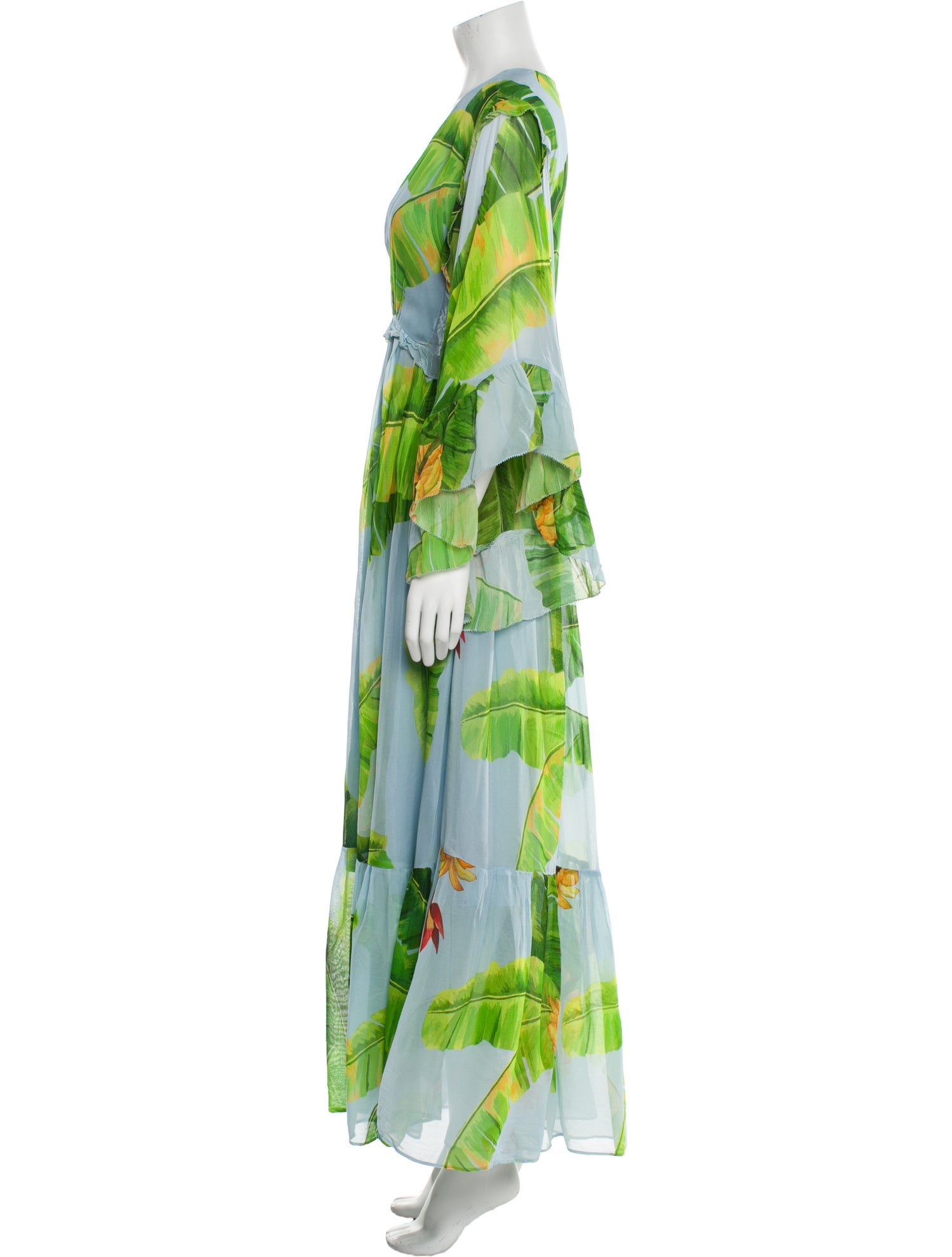 Farm Rio Printed Long Dress