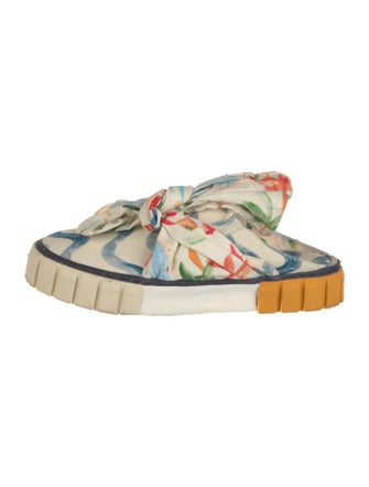 Farm Rio Canvas Printed Mules