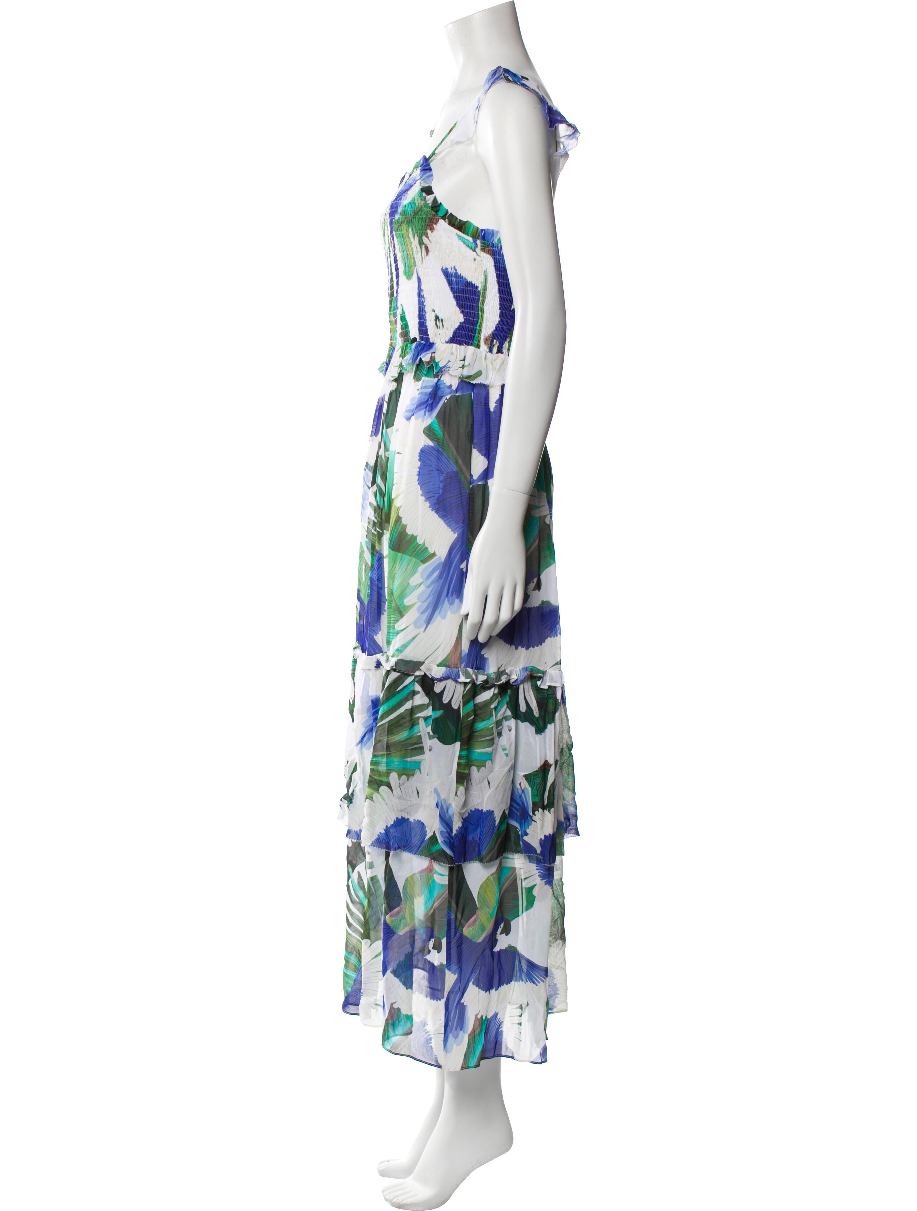 Farm Rio Printed Midi Length Dress w/ Tags