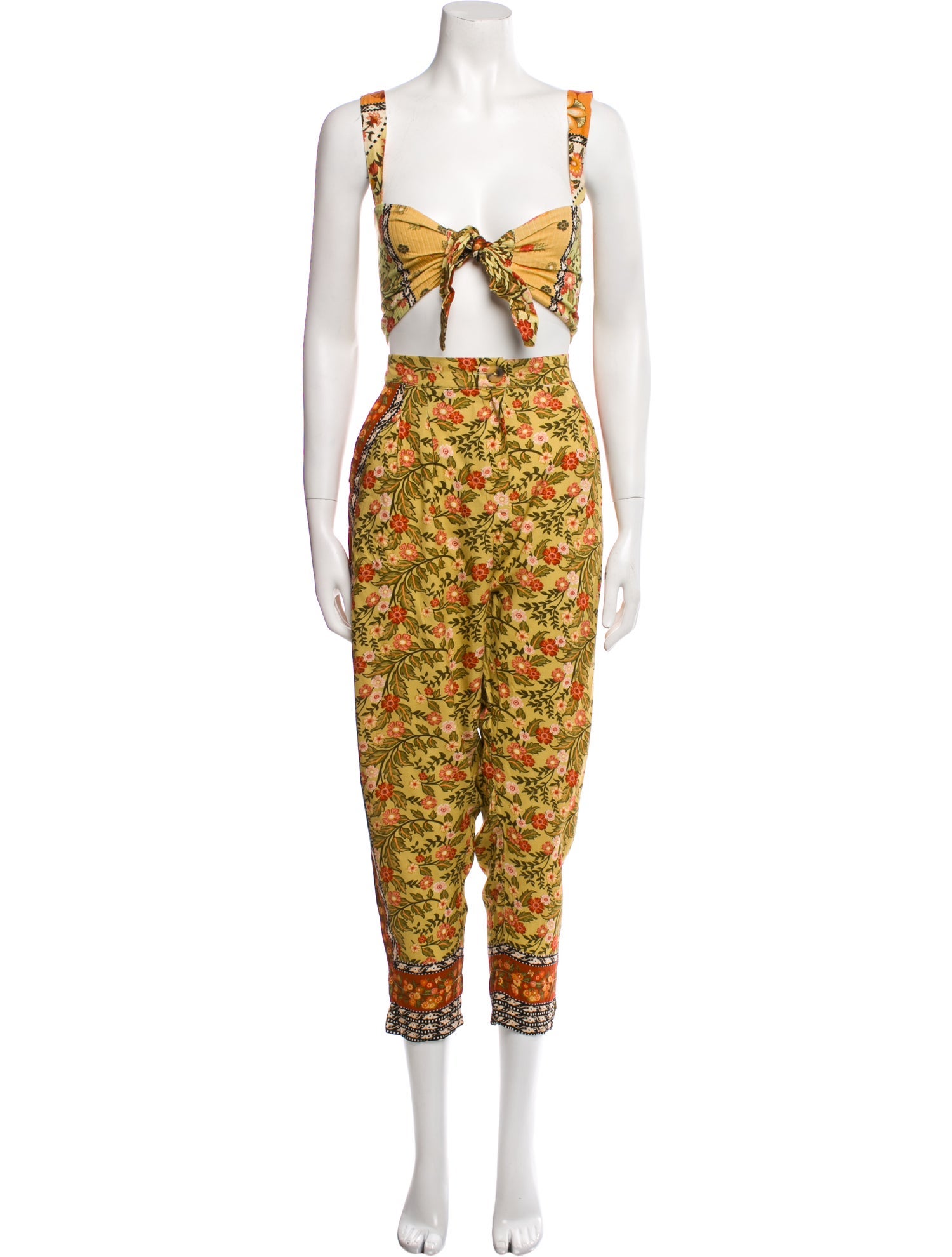 Farm Rio Floral Print Pant Set