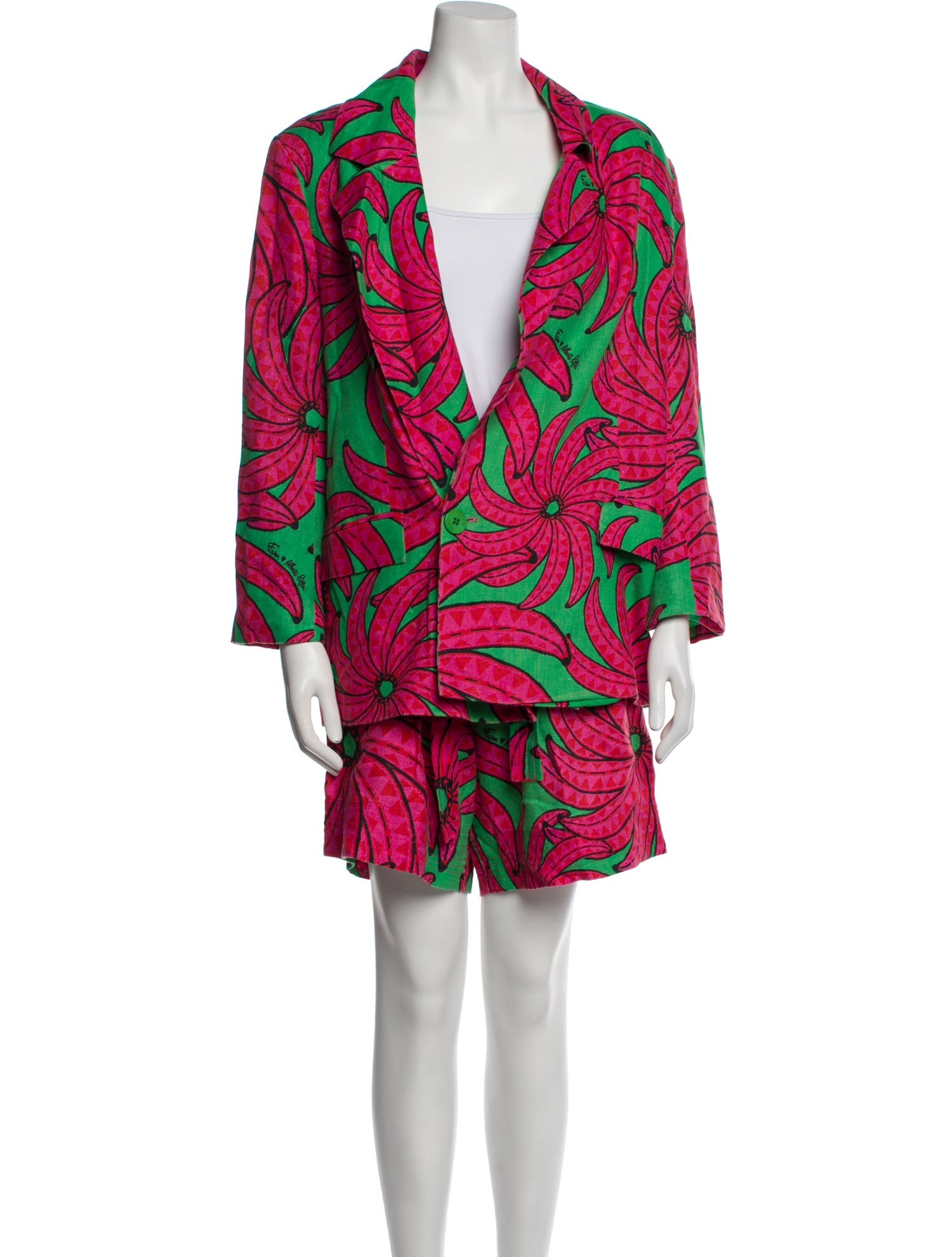 Farm Rio Linen Printed Short Set