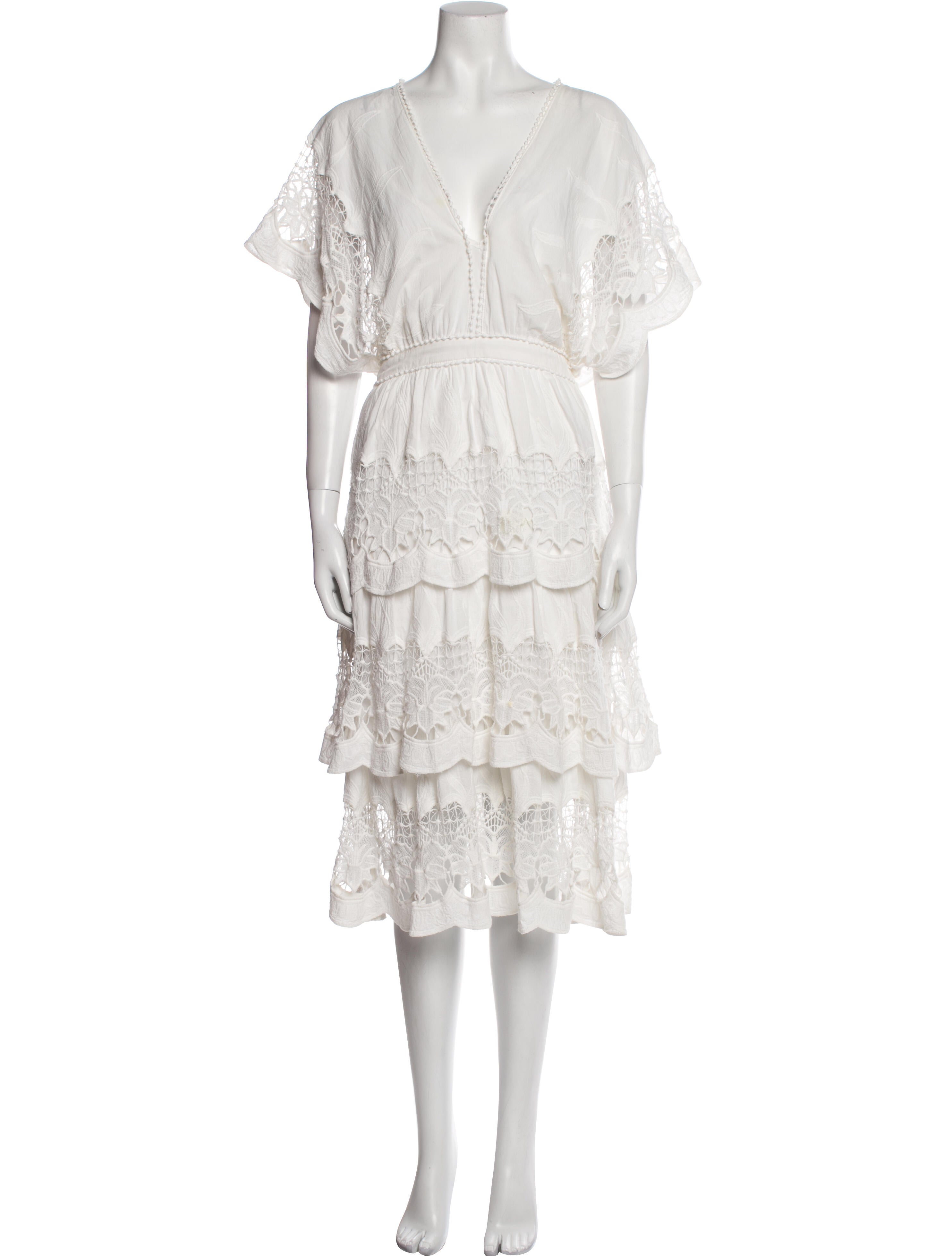 Farm Rio V-Neck Midi Length Dress