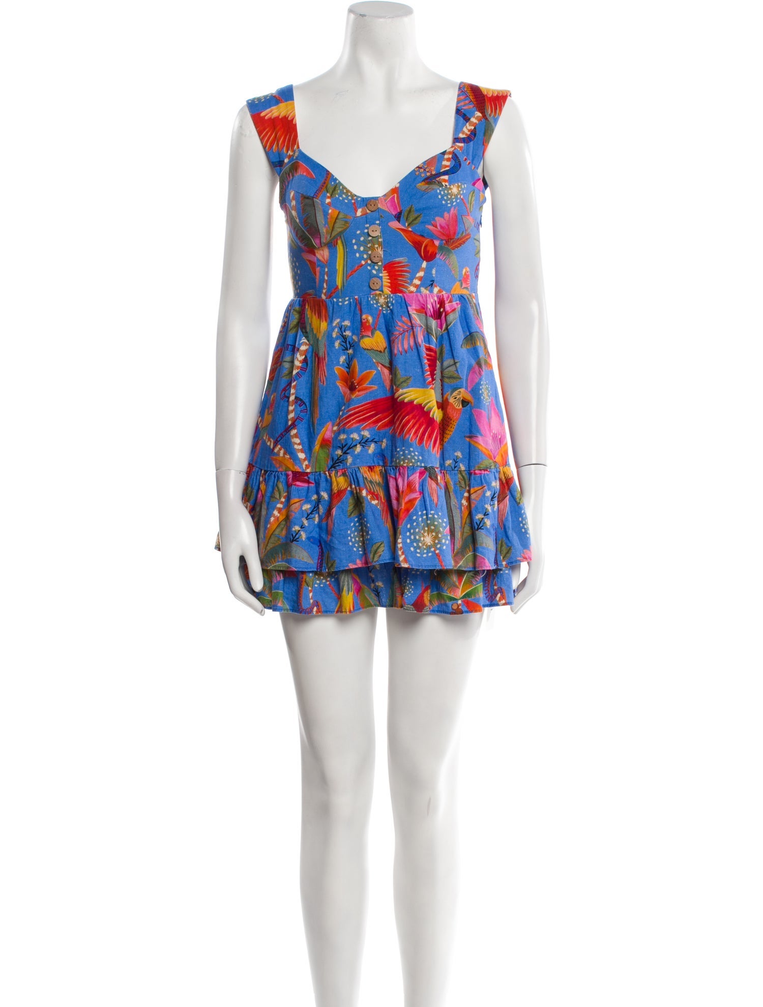 Farm Rio Linen Mini Dress