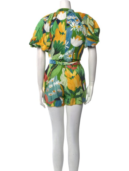 Farm Rio Linen Printed Romper