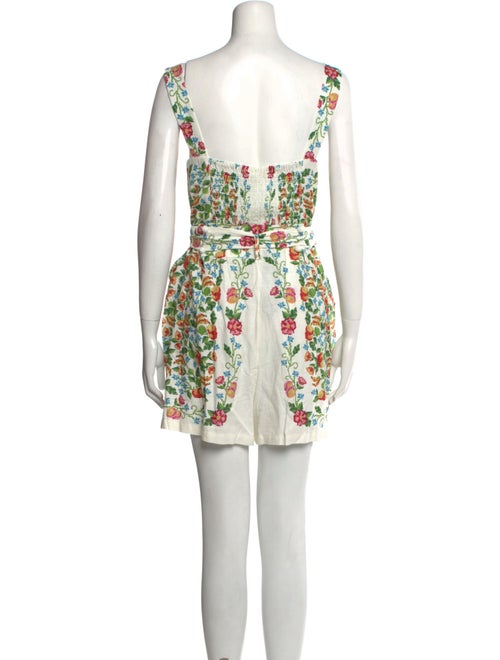 Farm Rio Linen Printed Romper