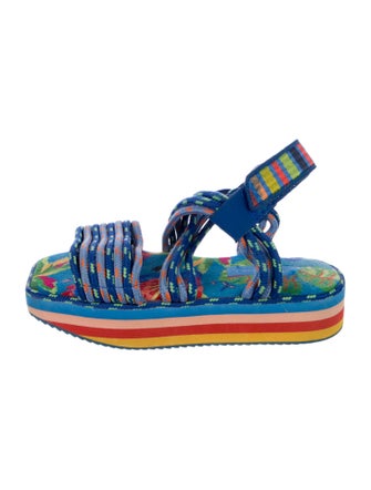Farm Rio Printed Slingback Sandals