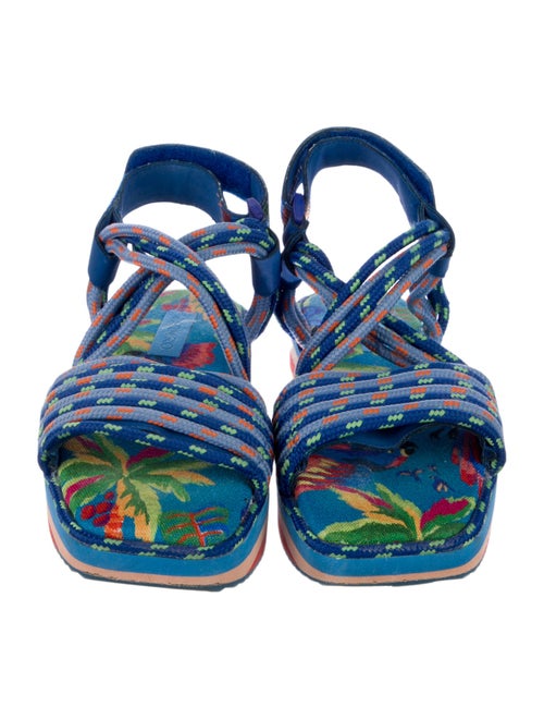 Farm Rio Printed Slingback Sandals