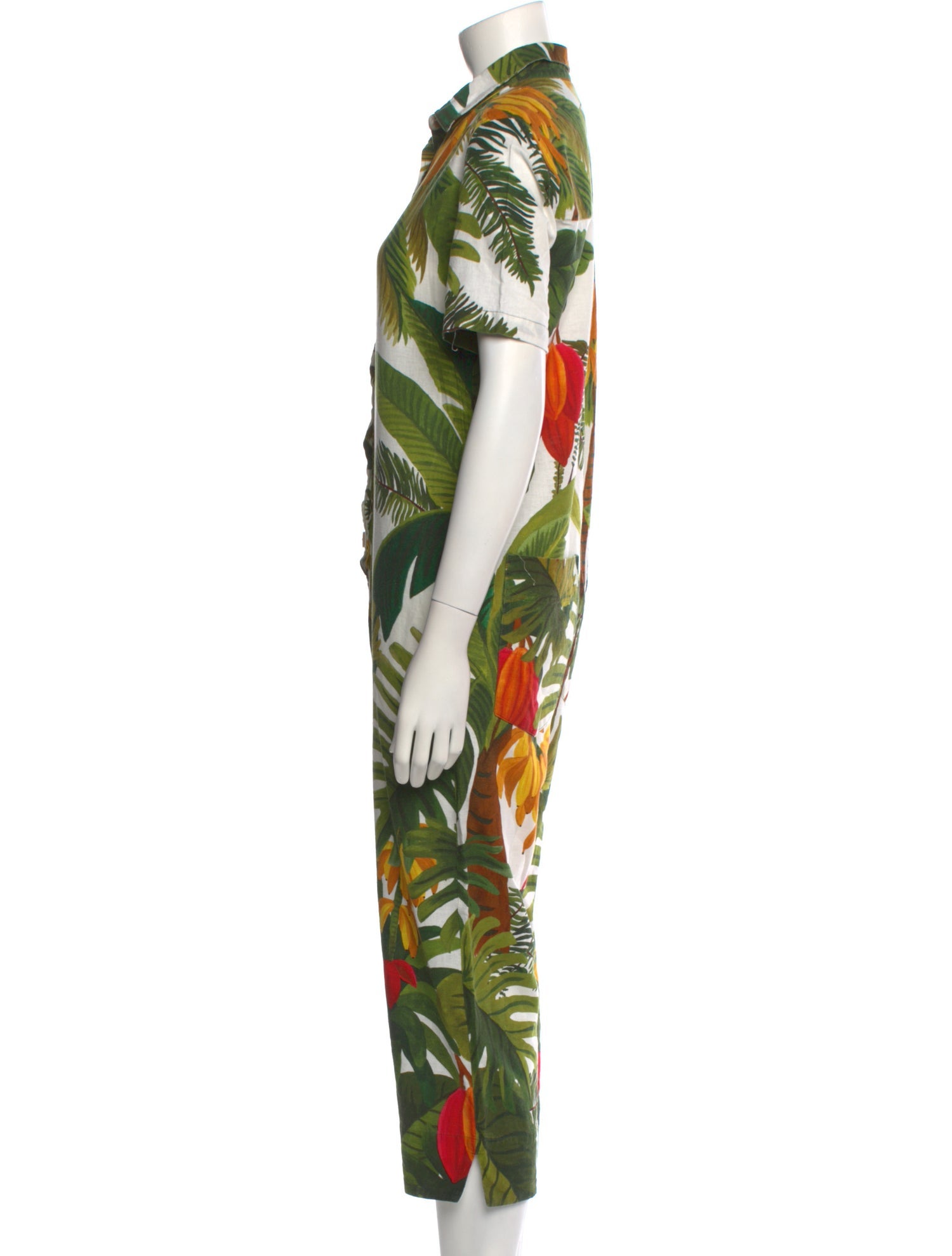 Farm Rio Linen Printed Jumpsuit