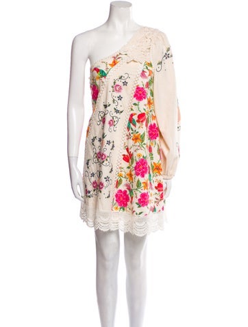 Farm Rio Dresses Linen Mini Dress S