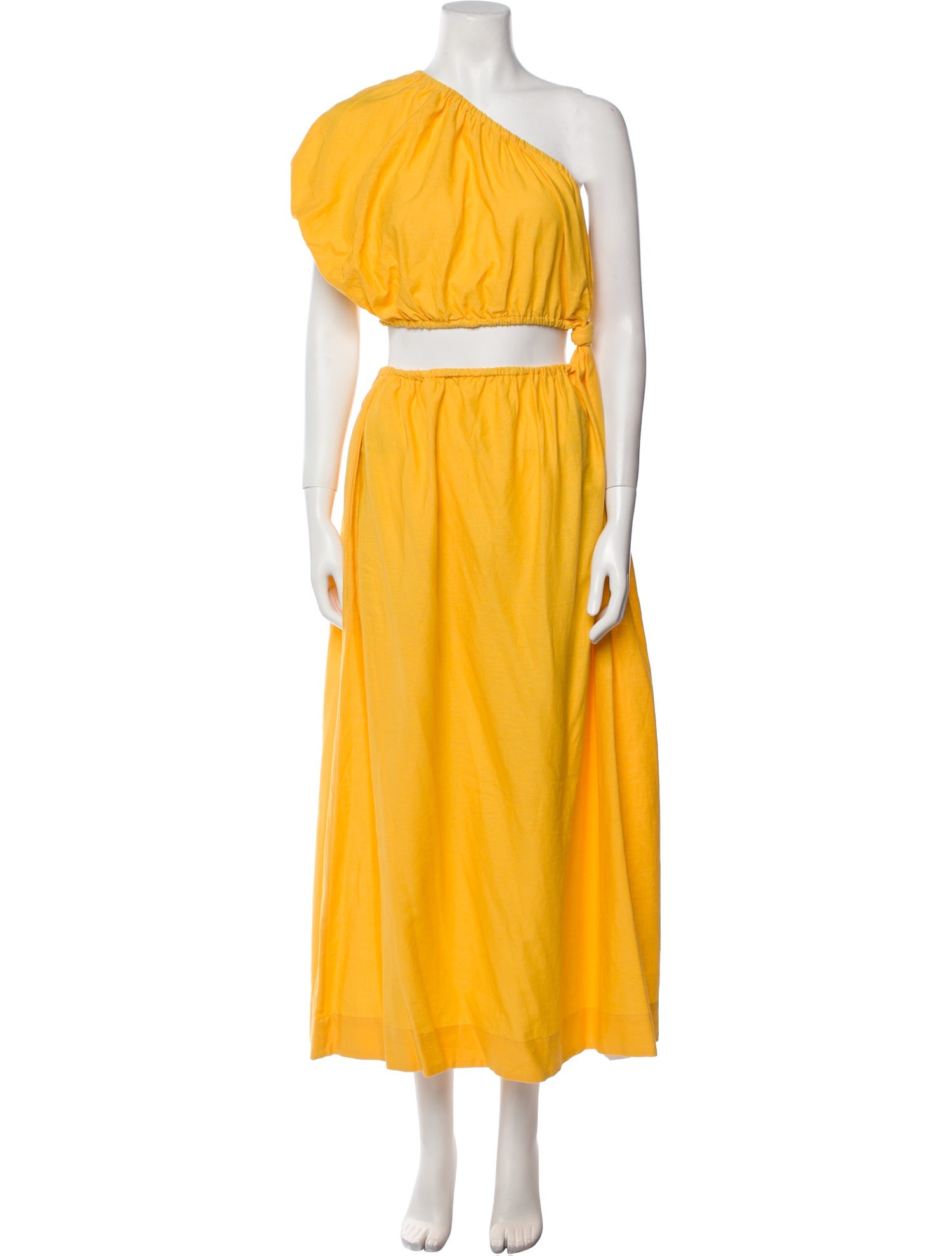 Farm Rio One-Shoulder Long Dress