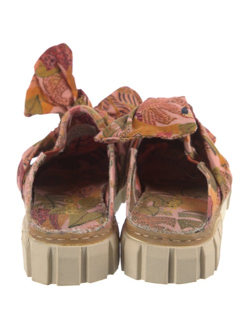 Farm Rio Printed Bow Accents Mules