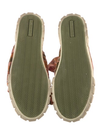 Farm Rio Printed Bow Accents Mules