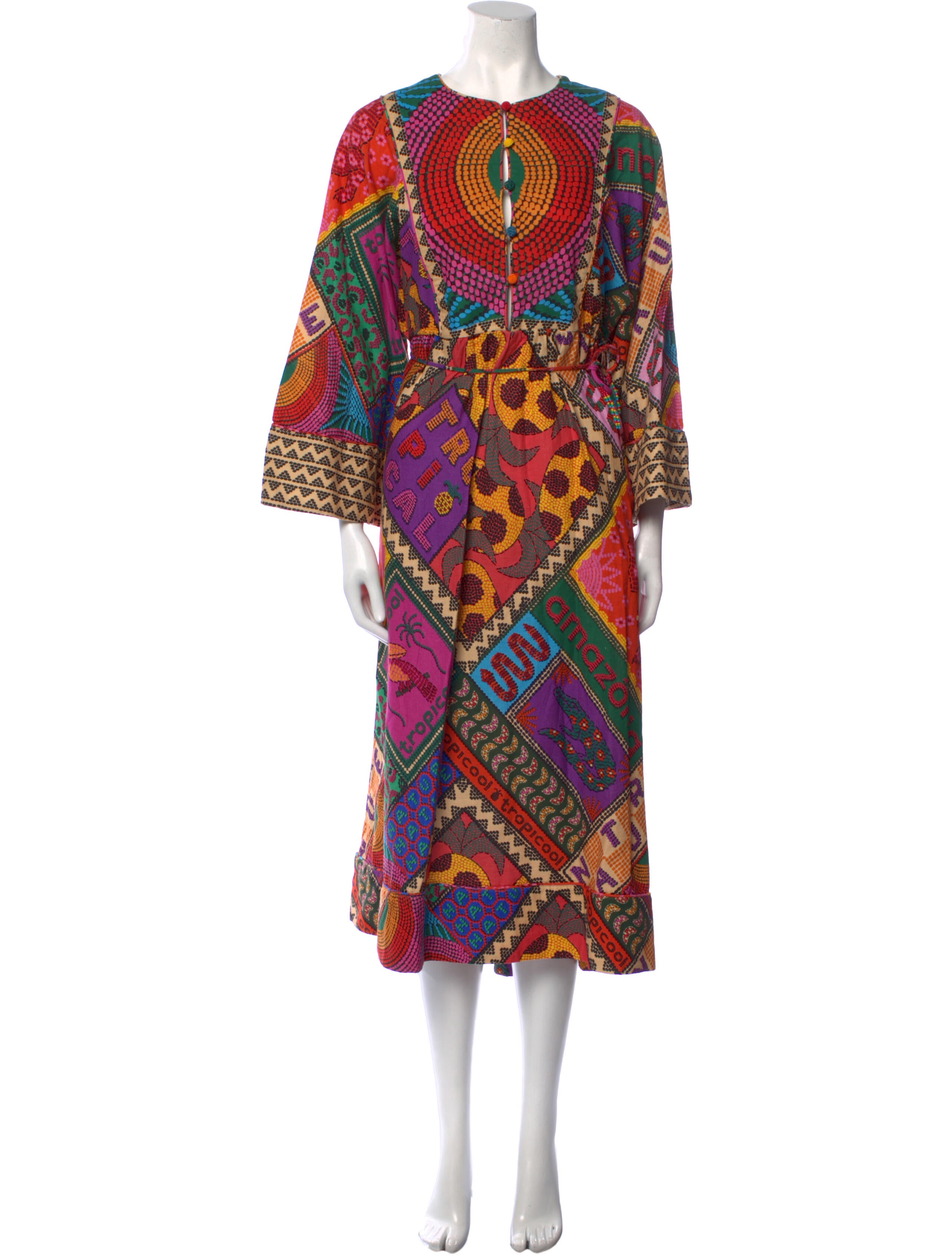 Farm Rio Linen Long Dress