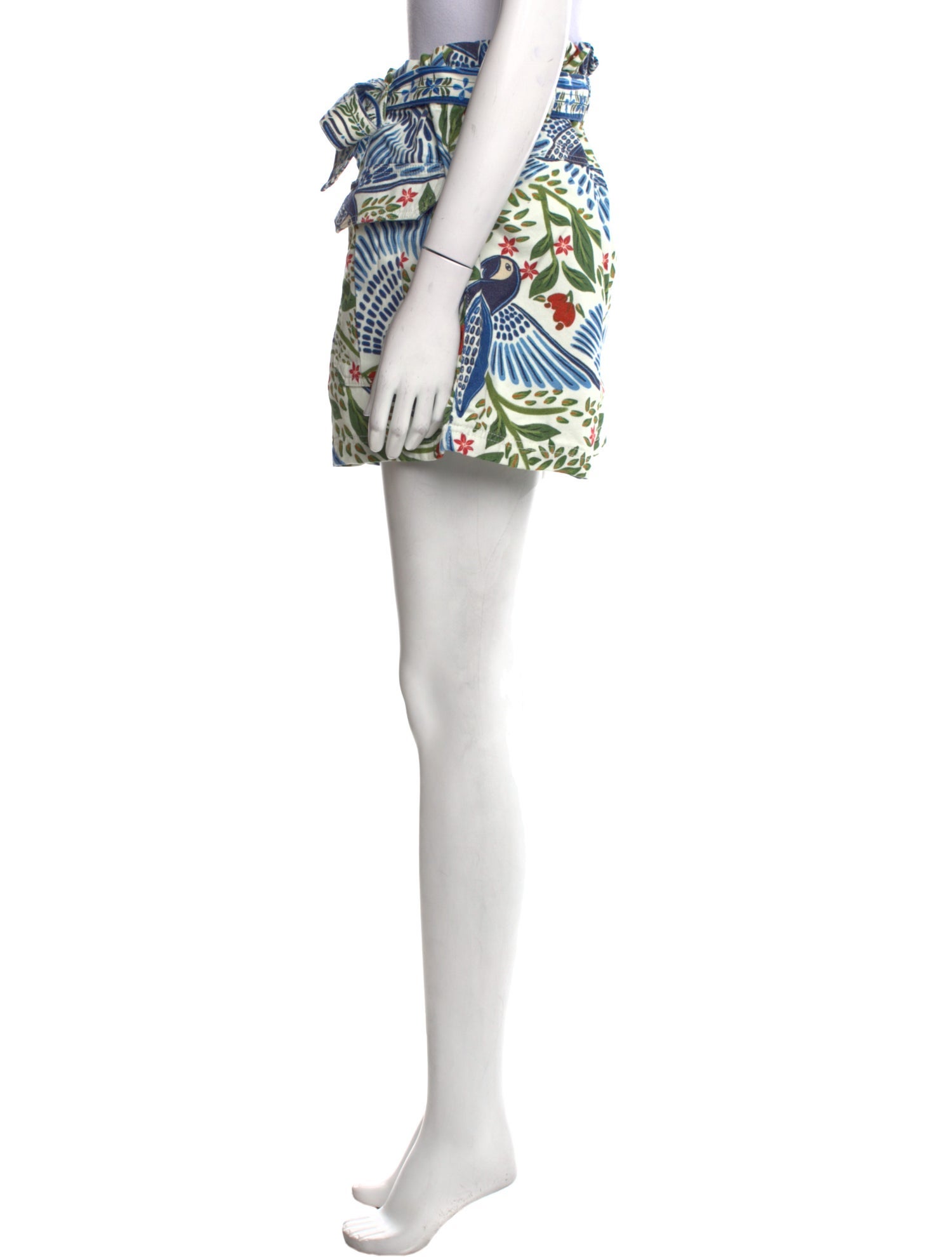 Farm Rio Floral Print Mini Shorts w/ Tags