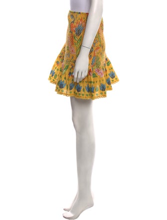Farm Rio Printed Mini Skirt