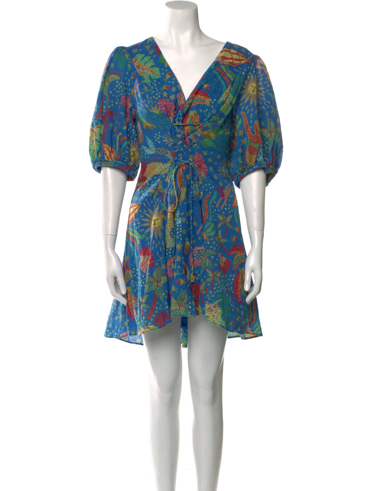 Farm Rio Printed Mini Dress