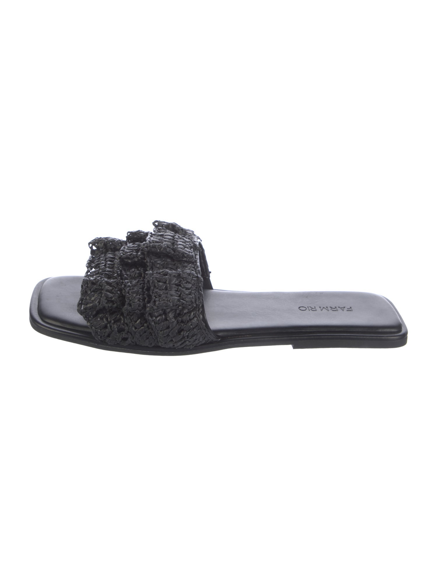 Farm Rio Leather Slides