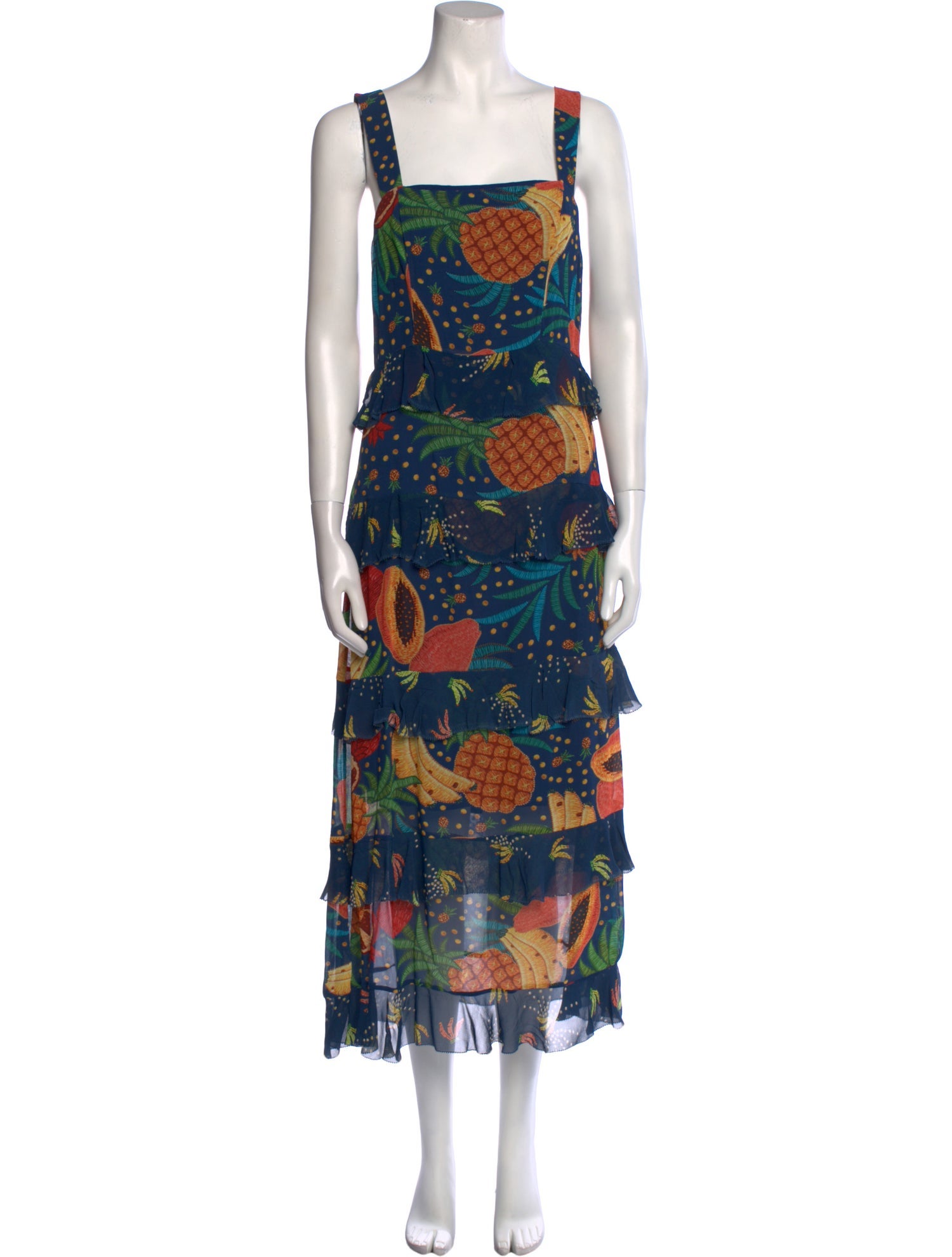 Farm Rio Printed Long Dress