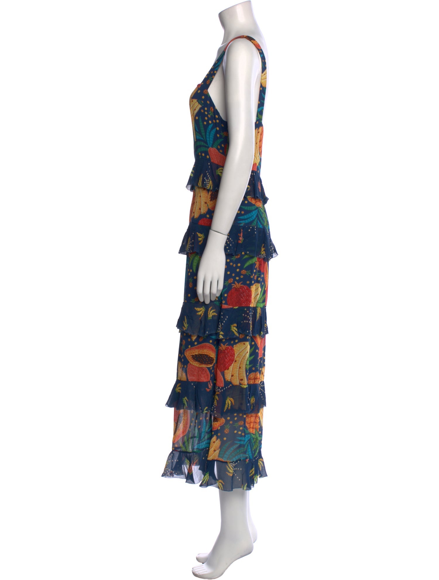 Farm Rio Printed Long Dress