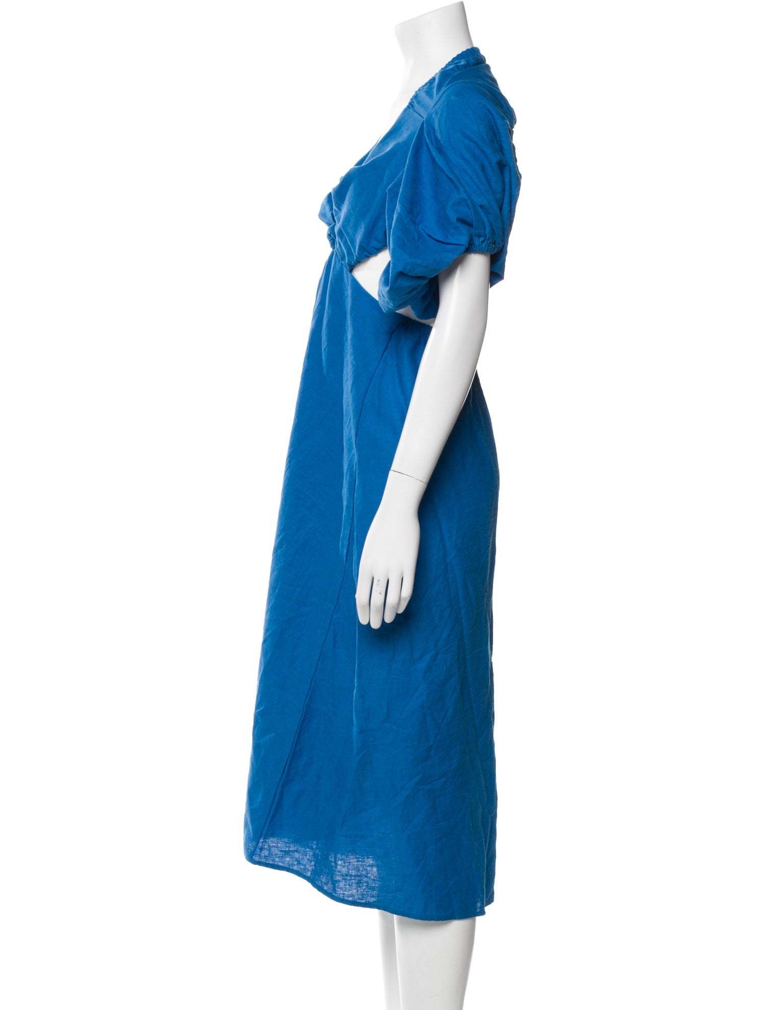 Farm Rio Linen Midi Length Dress
