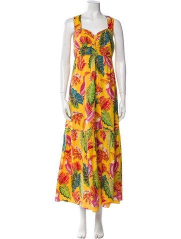 Farm Rio Dresses Printed Long Dress S
