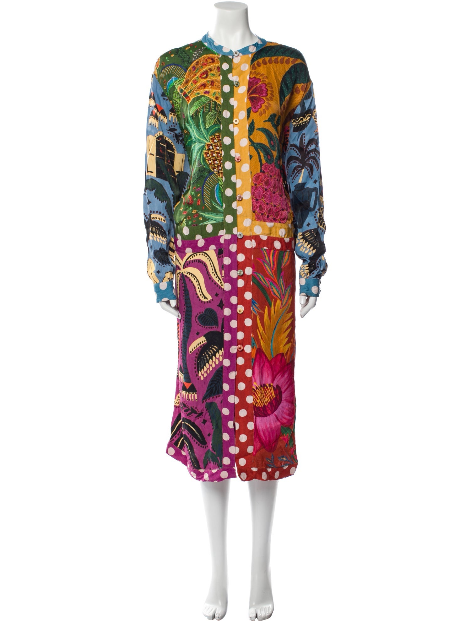 Farm Rio Printed Long Dress