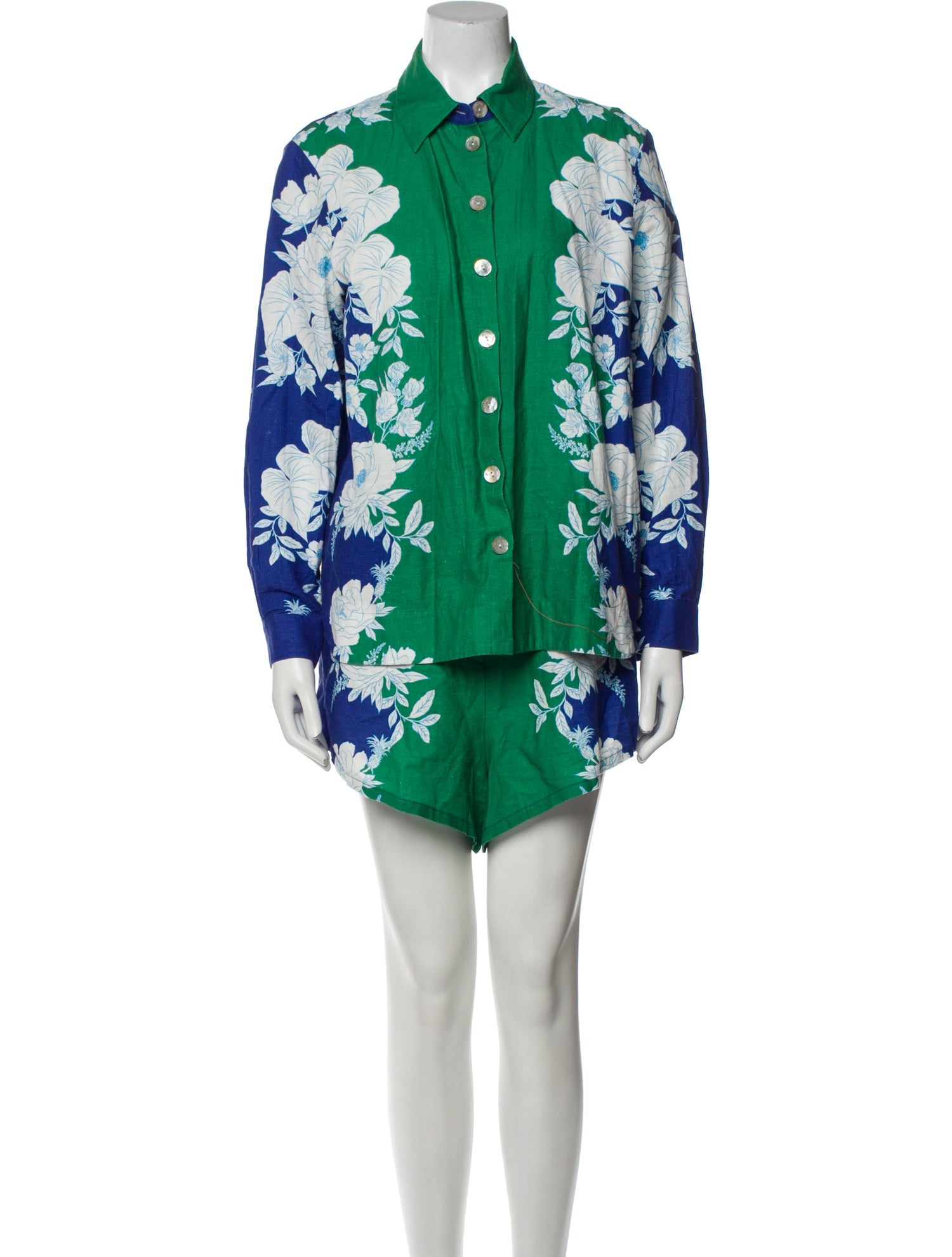 Farm Rio Linen Printed Short Set