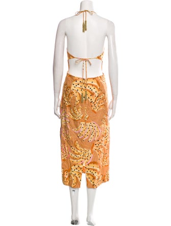 Farm Rio Linen Long Dress