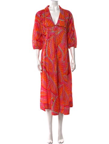 Farm Rio Dresses Printed Long Dress L