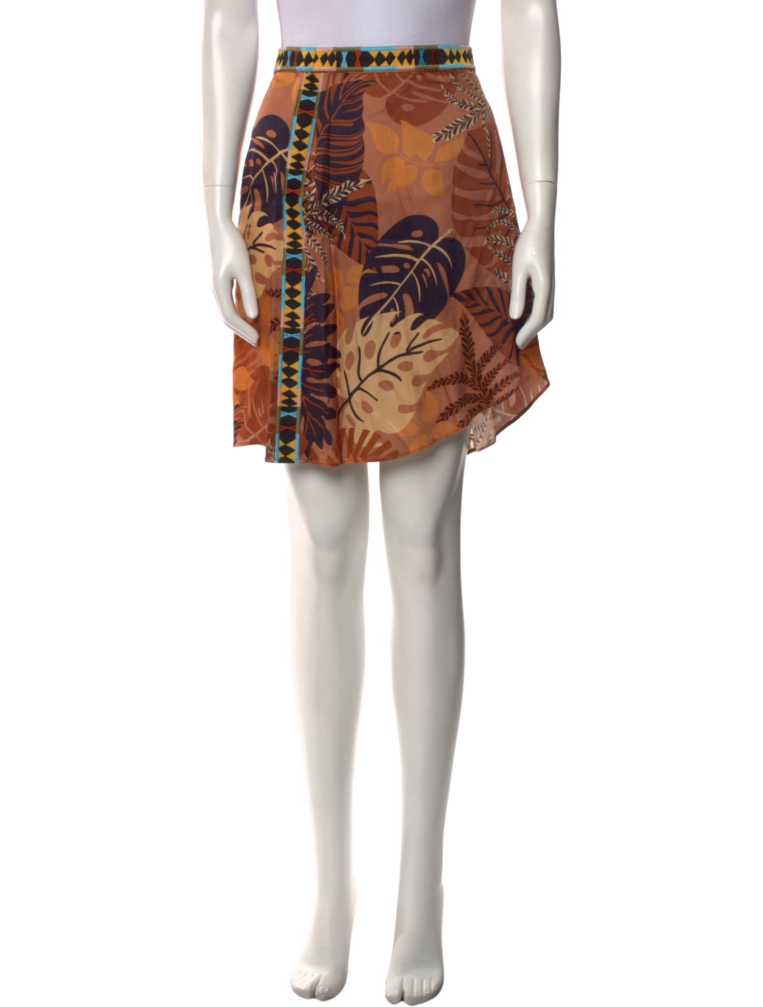 Farm Rio Floral Print Mini Skirt w/ Tags