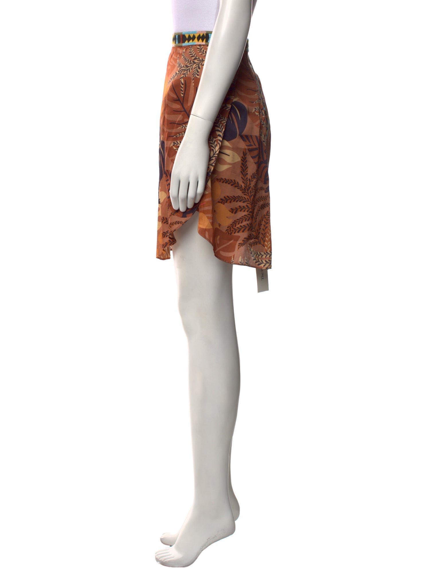 Farm Rio Floral Print Mini Skirt w/ Tags