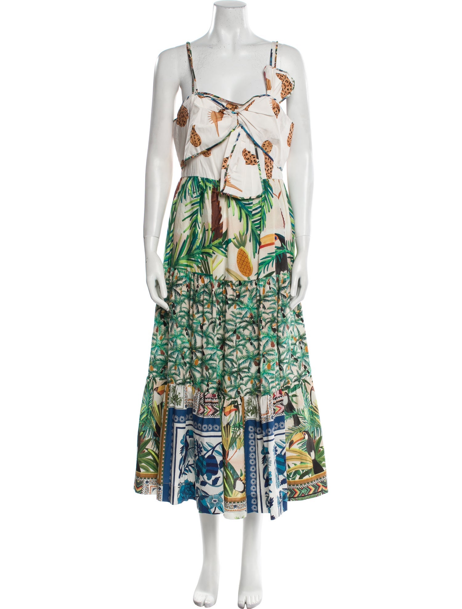 Farm Rio Printed Long Dress