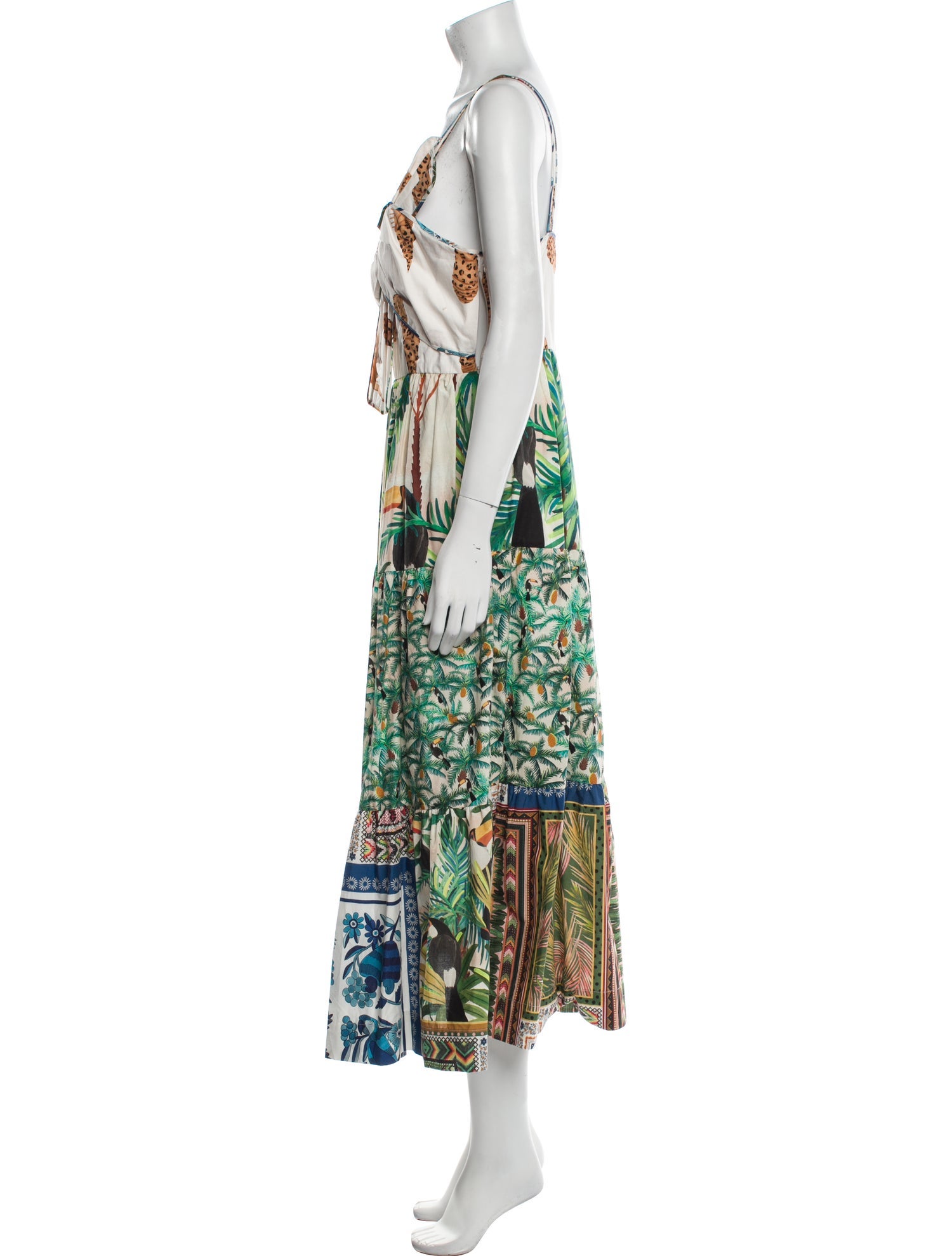 Farm Rio Printed Long Dress